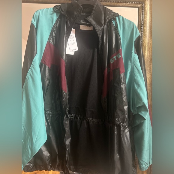 Lacoste Women's Adjustable Waist Colorblock Jacket - Picture 9 of 11